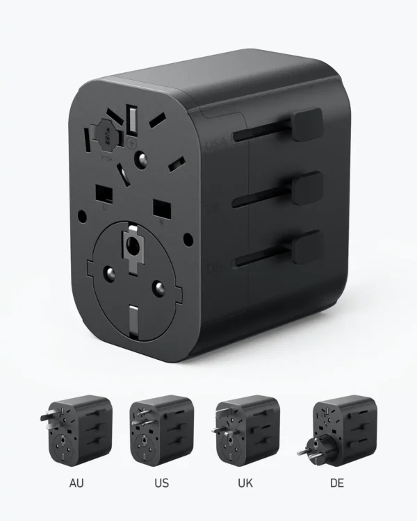 Anker 312 PowerExtend USB-C Travel Adapter 30W - Black | A9212K11 - Image 2