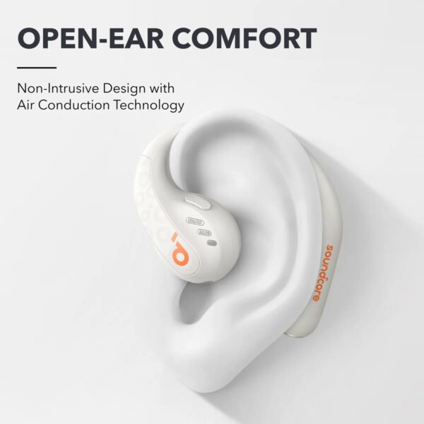 Anker Soundcore AeroFit Pro Open-Ear Sport Earbuds - White | A3871H21 - Image 2