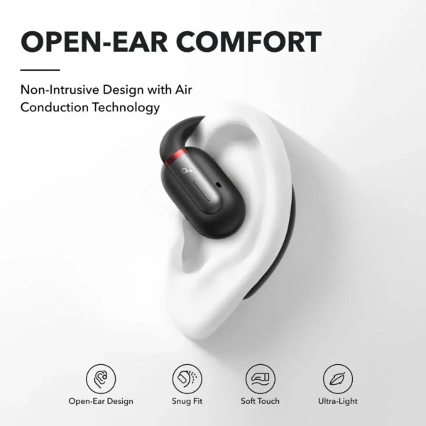 Anker Soundcore V30i Open-Ear Earbuds - Black | A3873H11 - Image 9