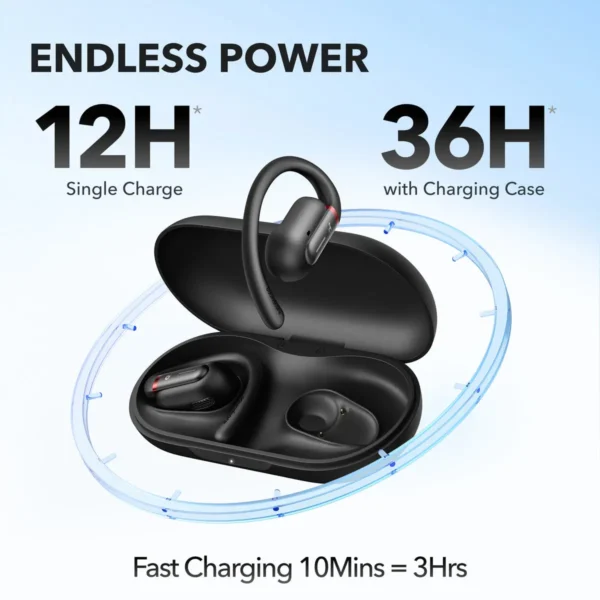 Anker Soundcore V30i Open-Ear Earbuds - Black | A3873H11 - Image 6