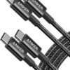 Anker Type-C To Type-C Cable 60W Fast Charging 1m Black, A8752H11, 18 Months Warranty