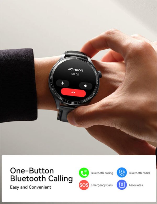 Joyroom JR-FC2 pro Classic Smart Watch - blackStrap