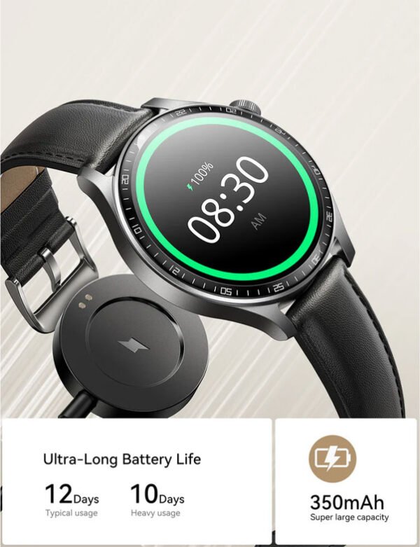 Joyroom JR-FC2 pro Classic Smart Watch - blackStrap